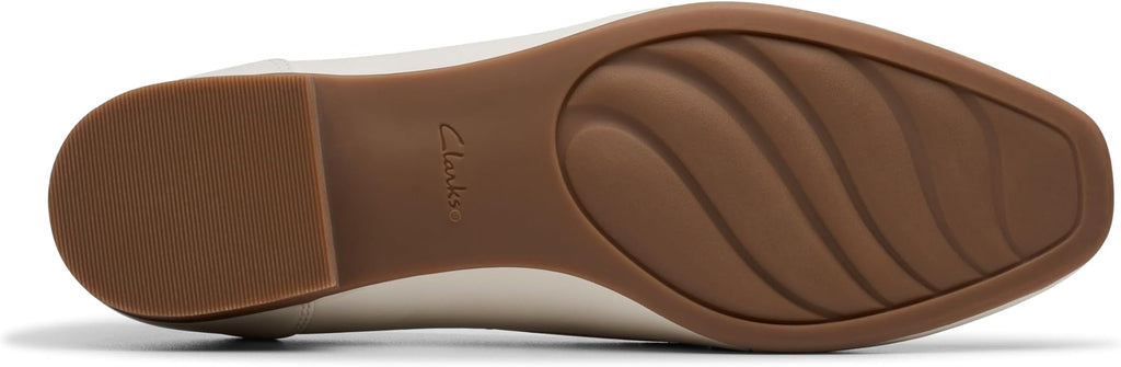 Clarks Women’s Juliet Aster Off White Leather