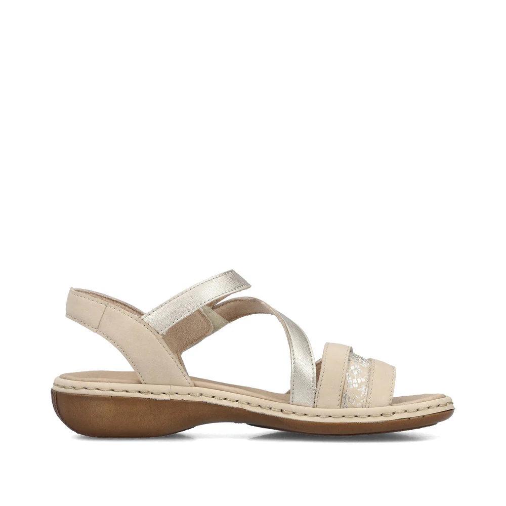 Rieker Women's 65965-60 Beige combination