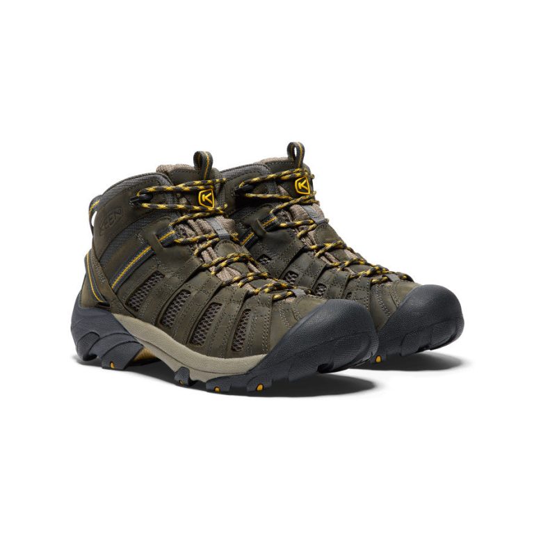 Keen Men's Voyageur Mid Raven/Tawny olive