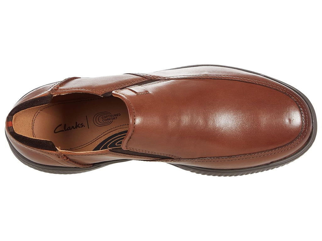 Clarks Men's Donaway Step Dark Tan Leather