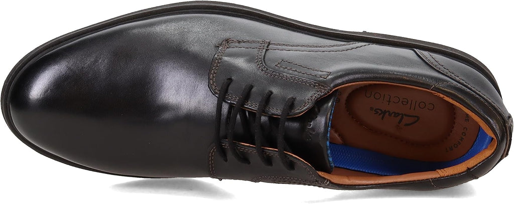 Clarks Men's Malwood Lace Black Leather
