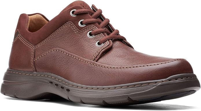 Clarks Men's Un BrawleyLace Brown Leather