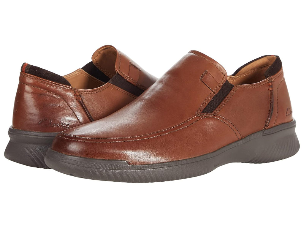 Clarks Men's Donaway Step Dark Tan Leather