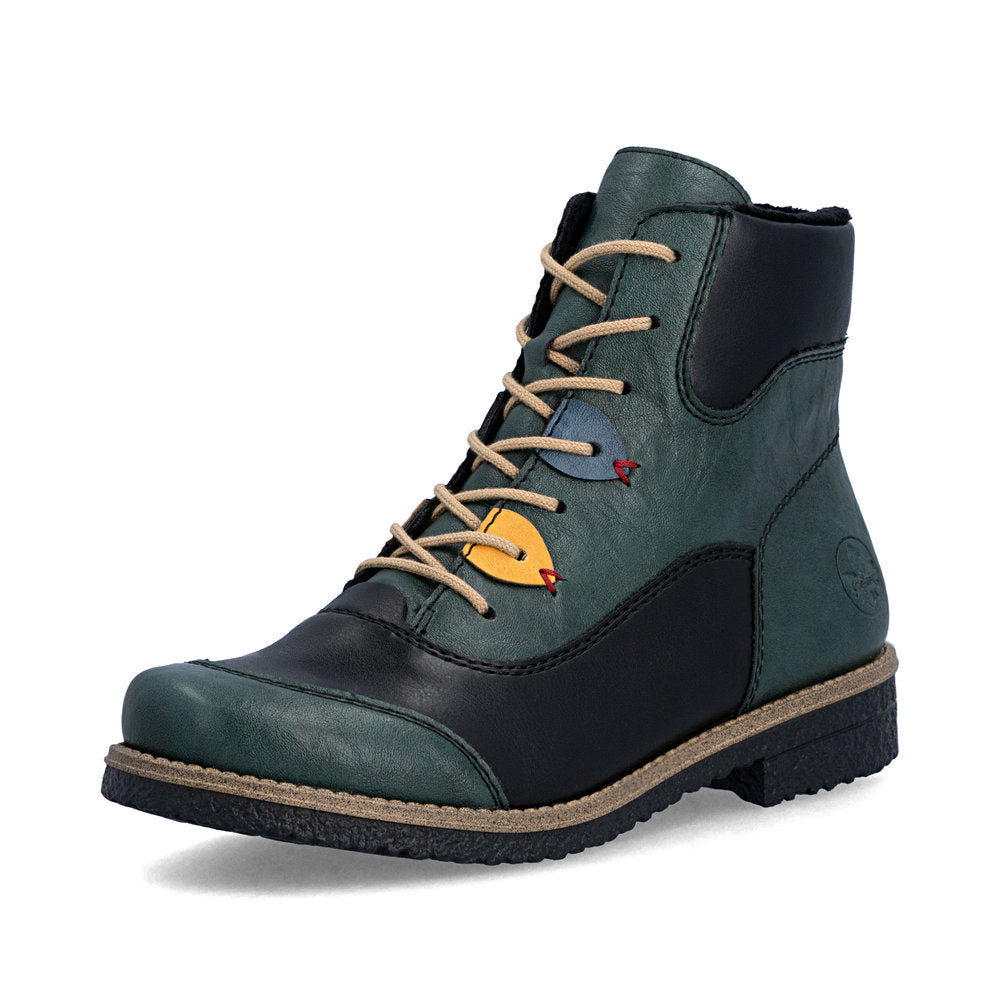 Rieker Women's 73510-90 green combination