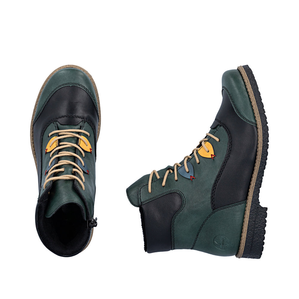 Rieker Women's 73510-90 green combination