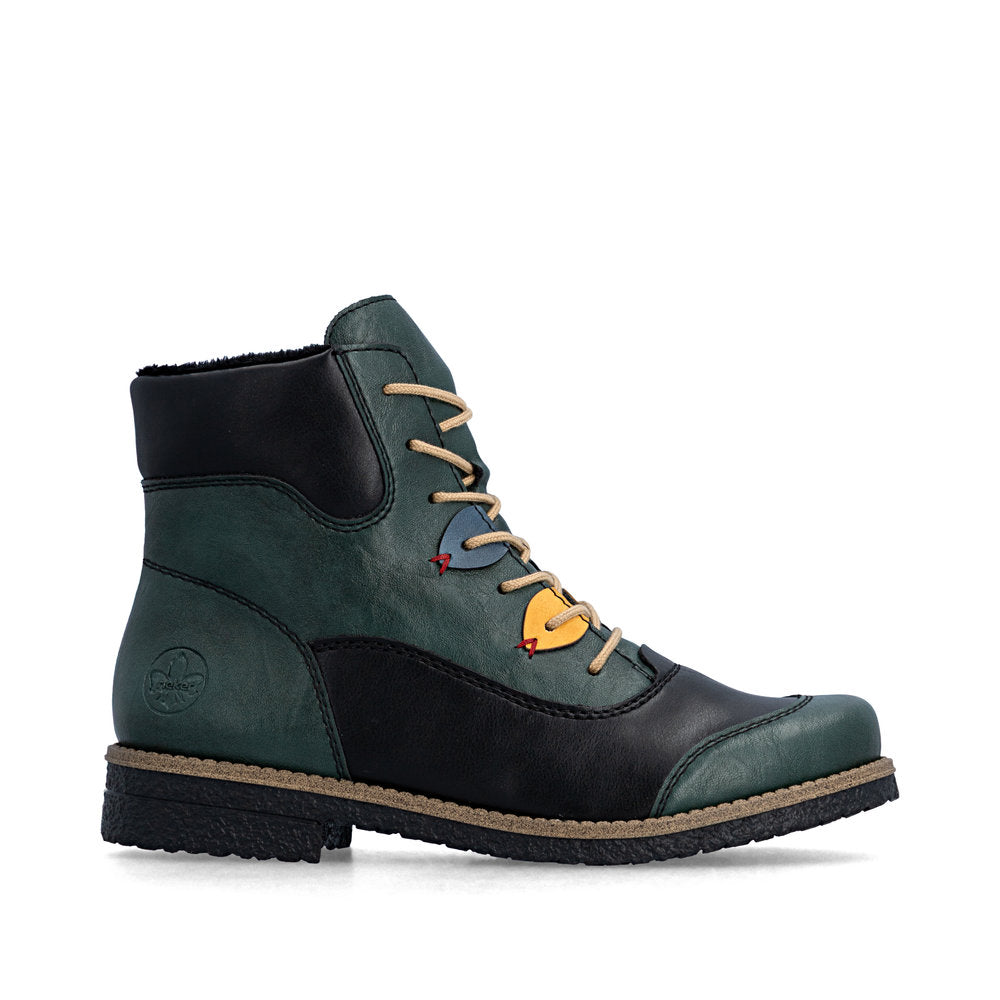 Rieker Women's 73510-90 green combination