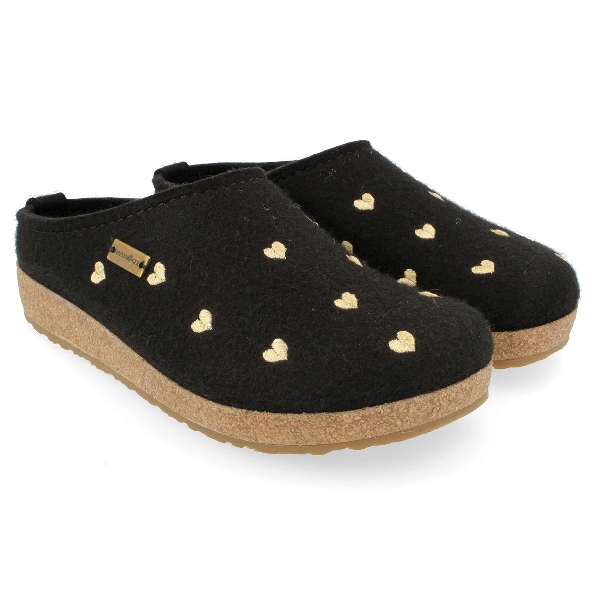 Haflinger women’s Cuoricini Black