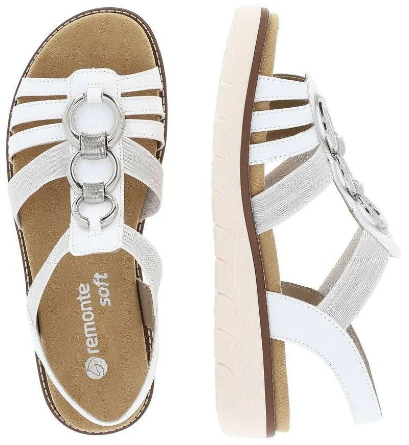 Remonte Women's D2073-80 White Combination