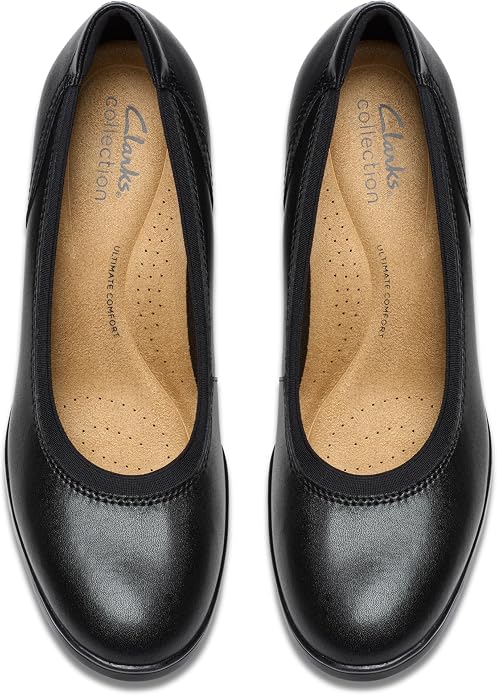Clarks Women’s Emily 2 edyth Black Leather