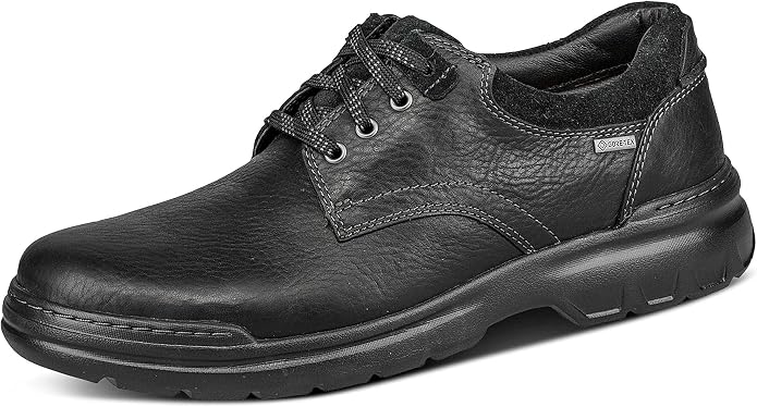 Clarks Men's Rockie2 Logtx Black Leather