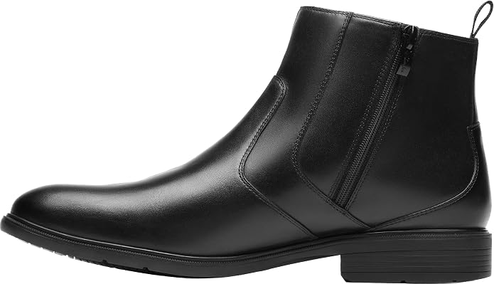 Clarks Men's Steadwell Zip Black Leather