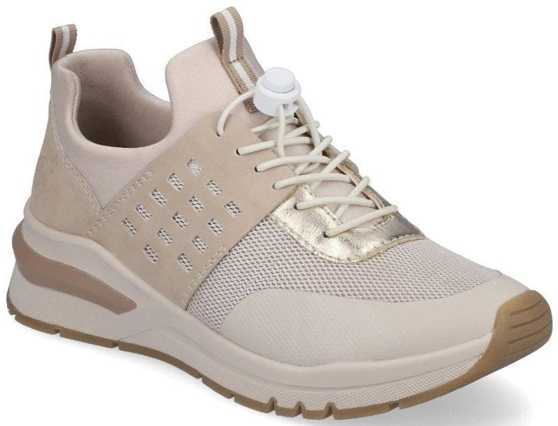 Rieker Women's M6651-60 Beige combination