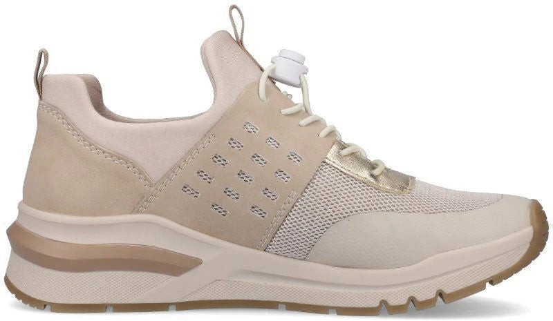 Rieker Women's M6651-60 Beige combination