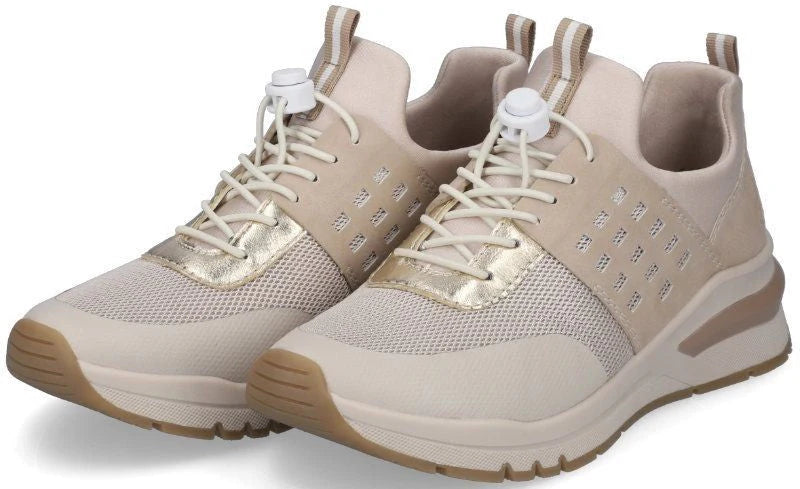 Rieker Women's M6651-60 Beige combination