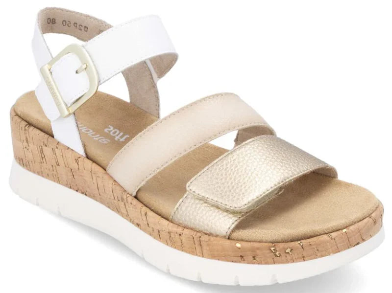 Remonte Women's D2P50-80 White Combination