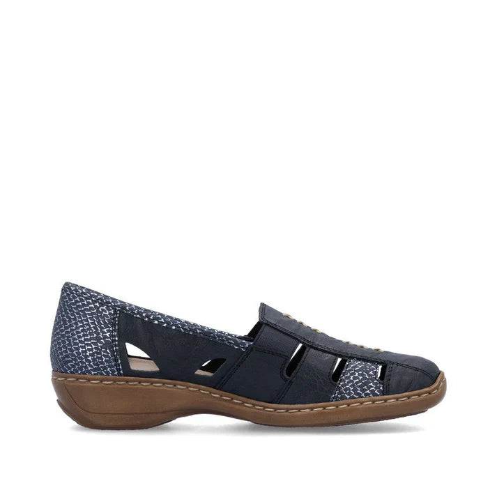 Rieker Women's 41385-15 Blue