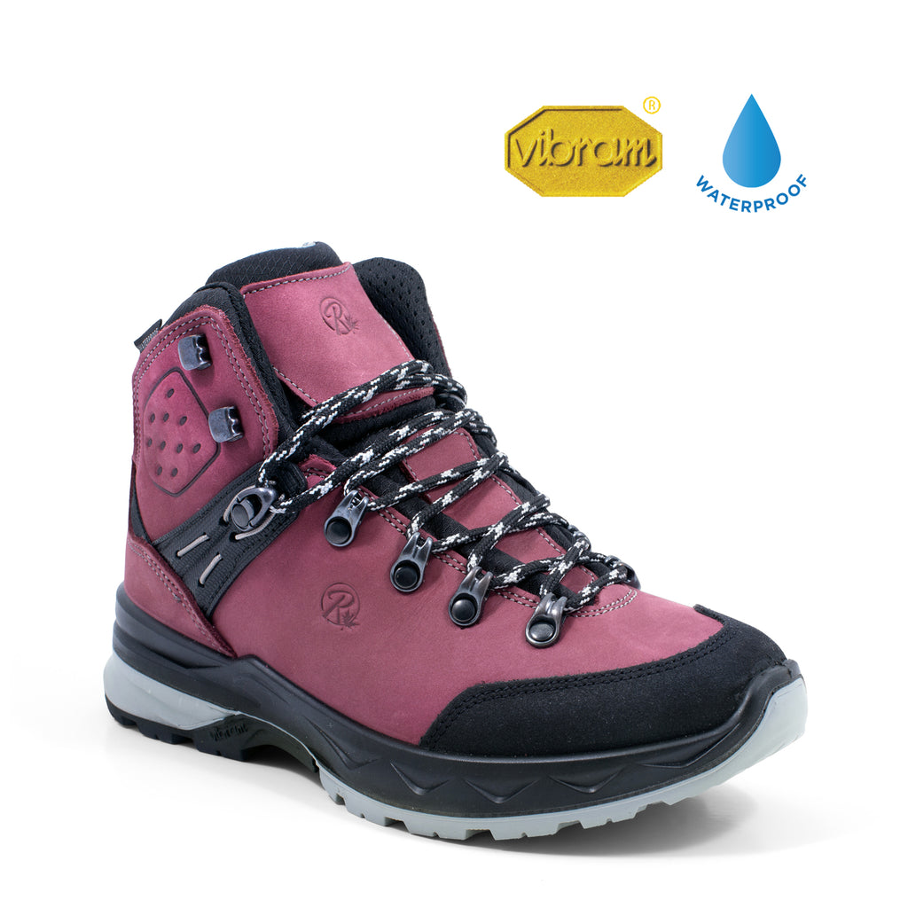 Redland women’s Hiking boot /Fundy /Burgundy