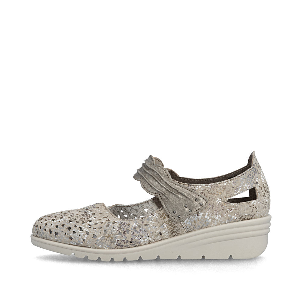 Rieker Women's L5359-90 Metallic