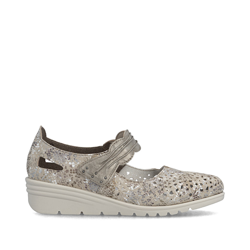 Rieker Women's L5359-90 Metallic