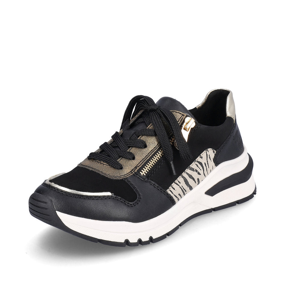 Rieker Women's M6616-00 Black Combination