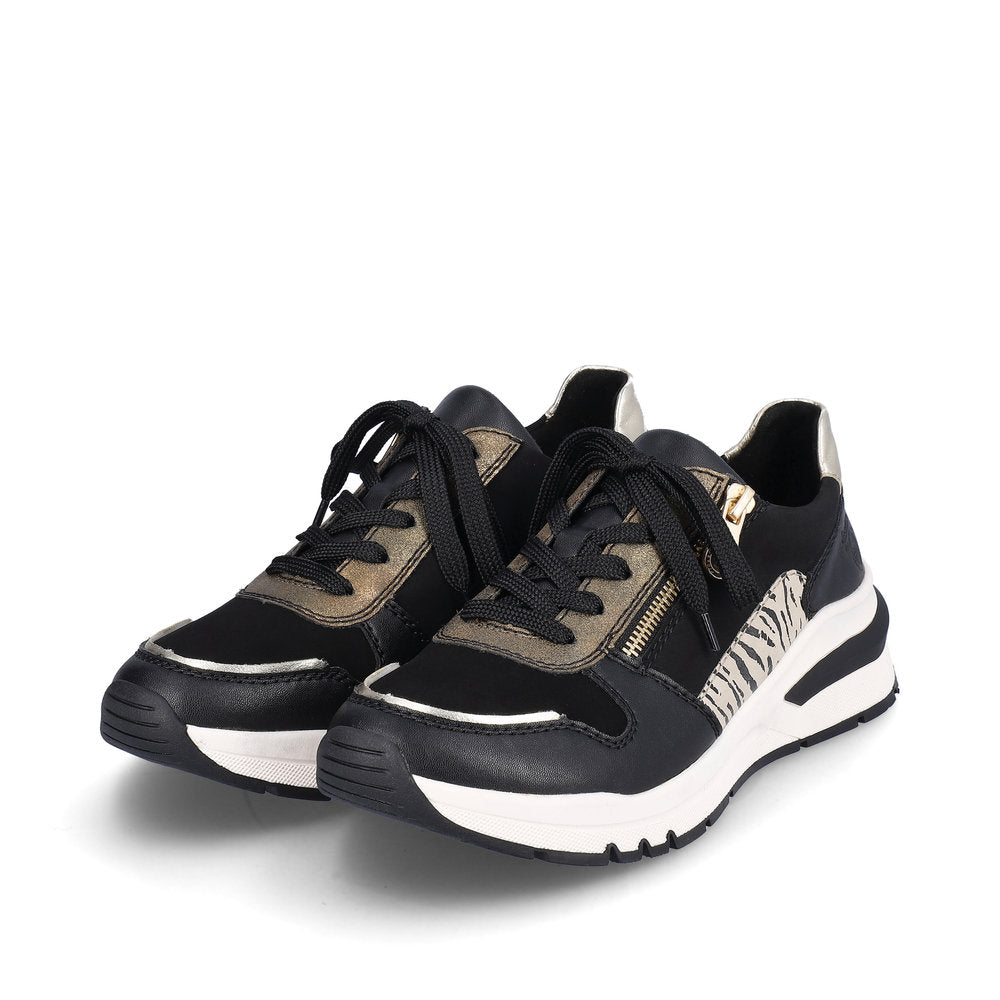 Rieker Women's M6616-00 Black Combination