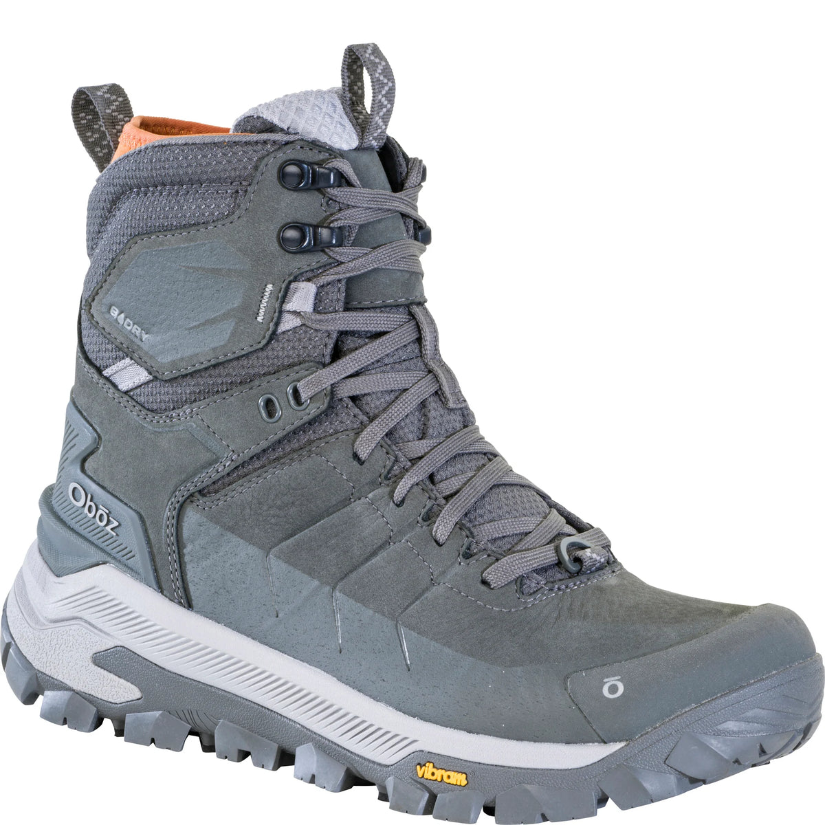 Oboz Men's Bangtail Mid Insulated B-Dry Waterproof Charcoal