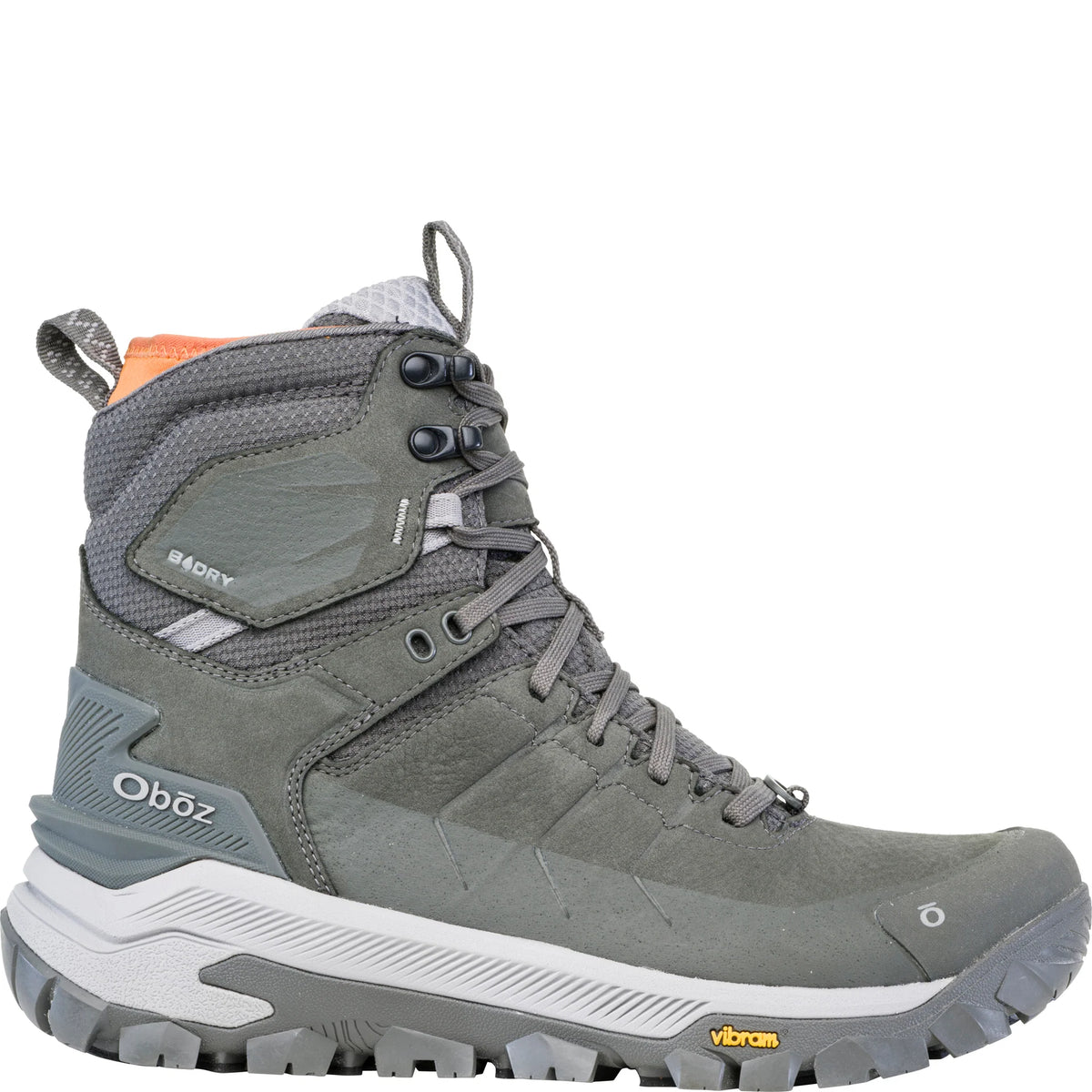 Oboz Men's Bangtail Mid Insulated B-Dry Waterproof Charcoal