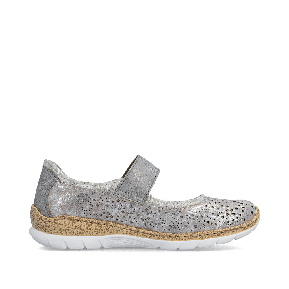 Rieker Women's N4299-90 Metallic