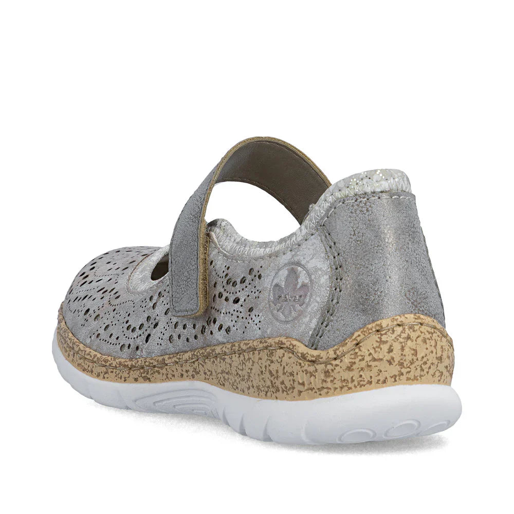 Rieker Women's N4299-90 Metallic