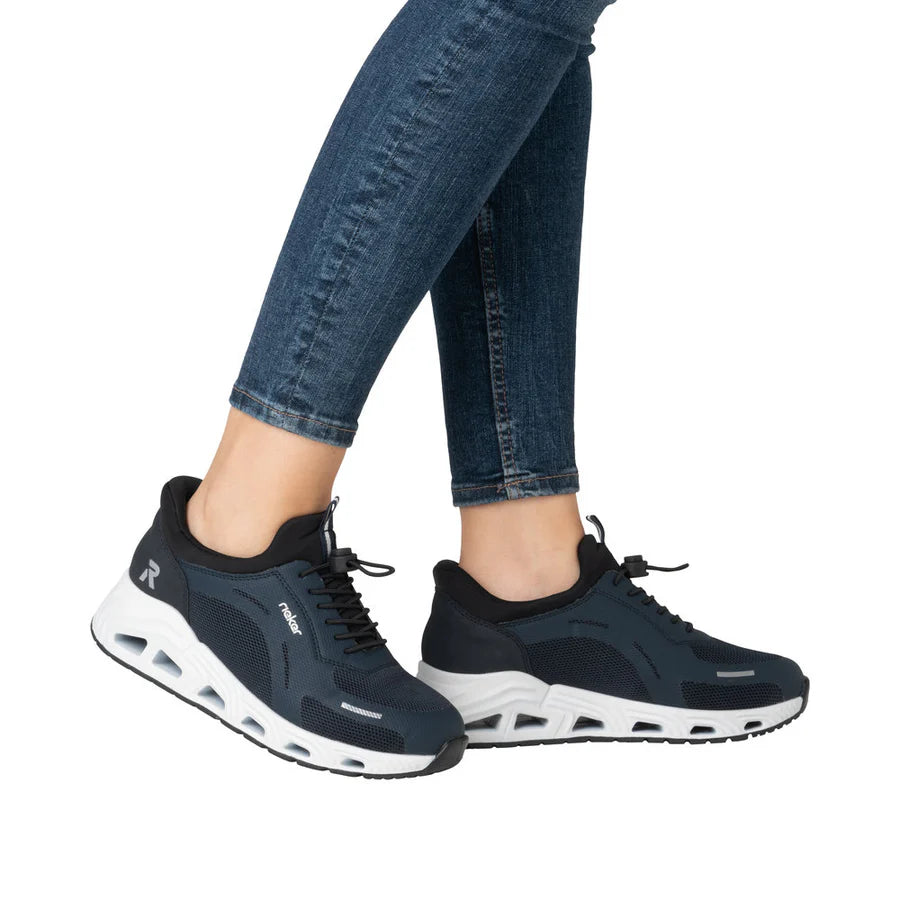 Rieker Women's N5257-14 Blue