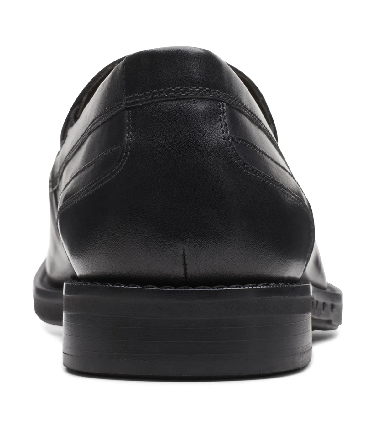 Clarks Men's Un hugh Step Black Leather