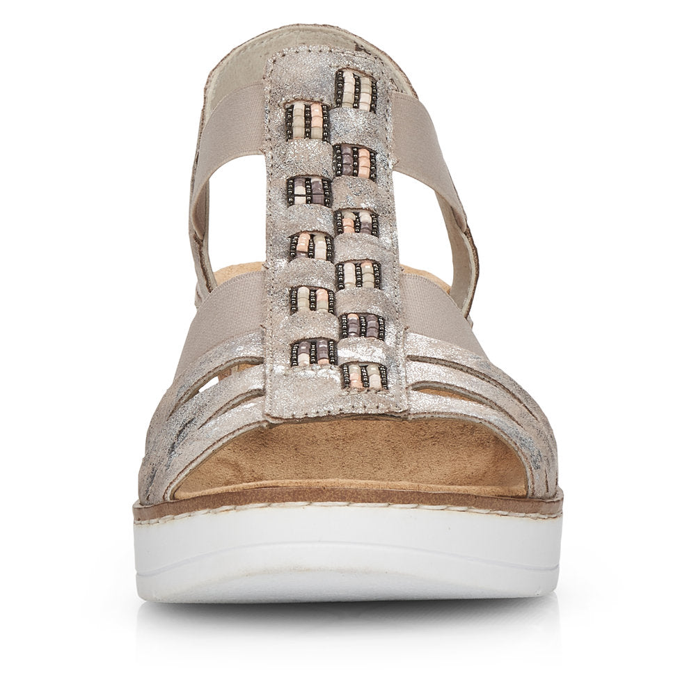 Rieker Women's V3822-90 Metallic