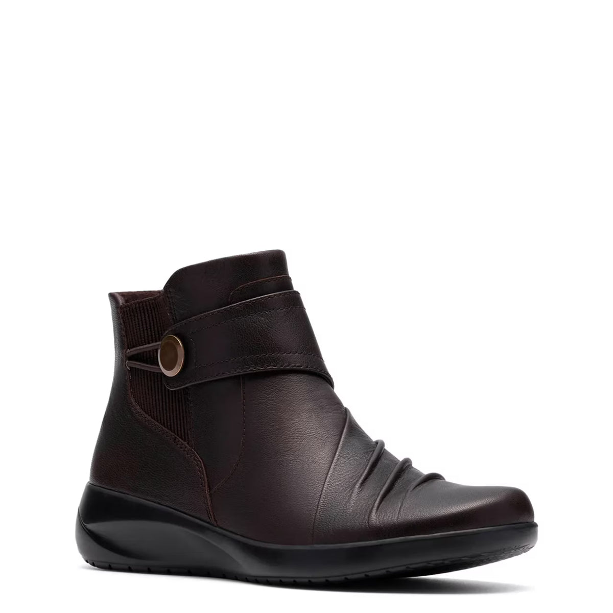 Clarks Women’s Kaetlyn sara cuir chocolat