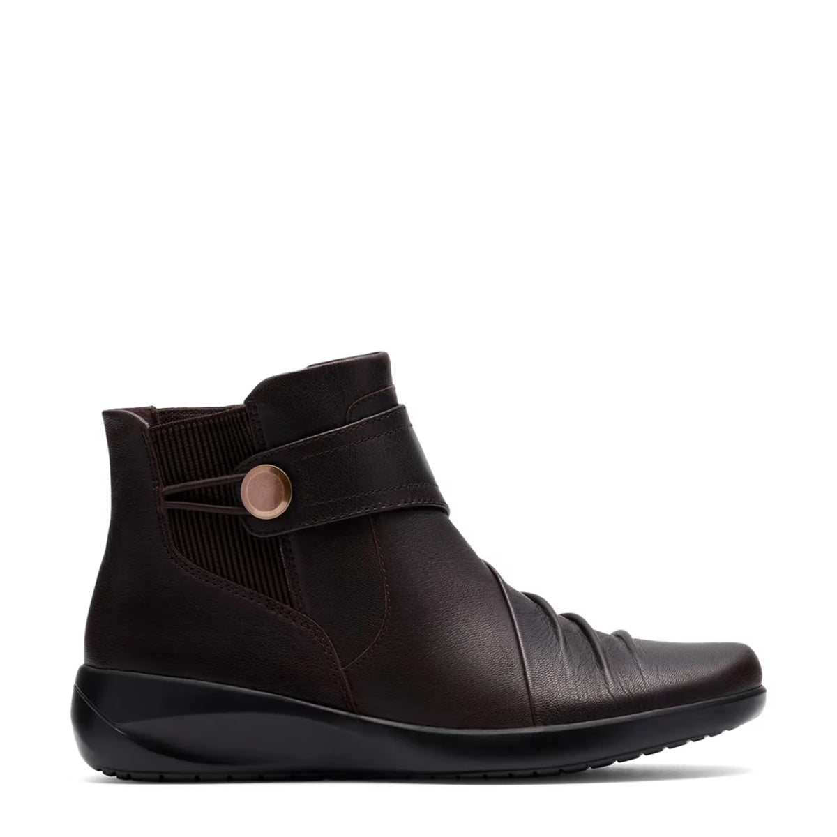 Clarks Women’s Kaetlyn sara cuir chocolat