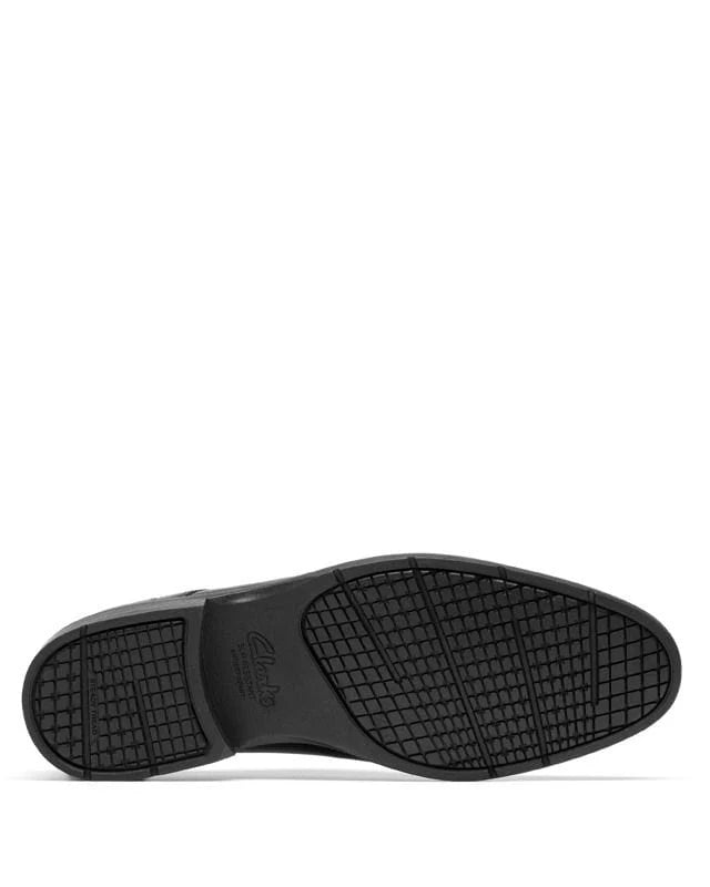Clarks Men's Steadwell Ox Black Leather