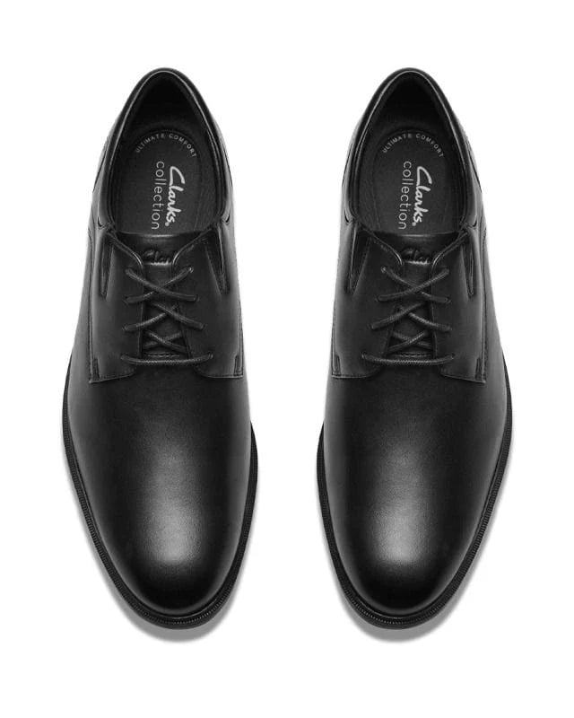 Clarks Men's Steadwell Ox Black Leather