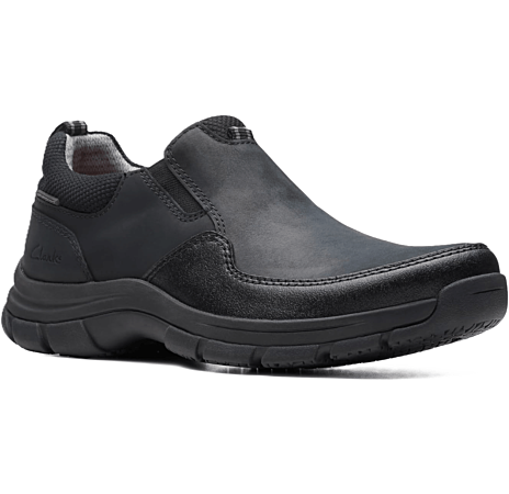 Clarks Men's Walpath Step Black leather