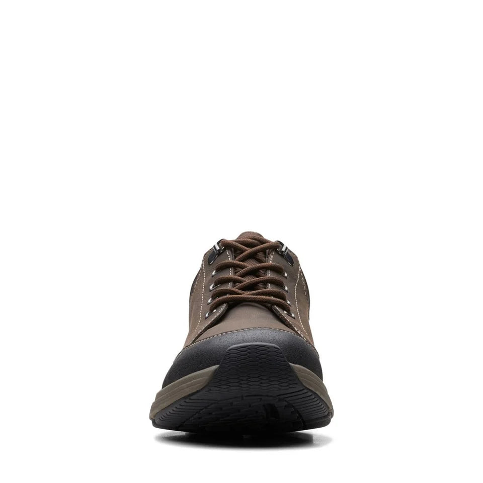 Clarks Men's Wave2 Vibe Dark Brown Leather