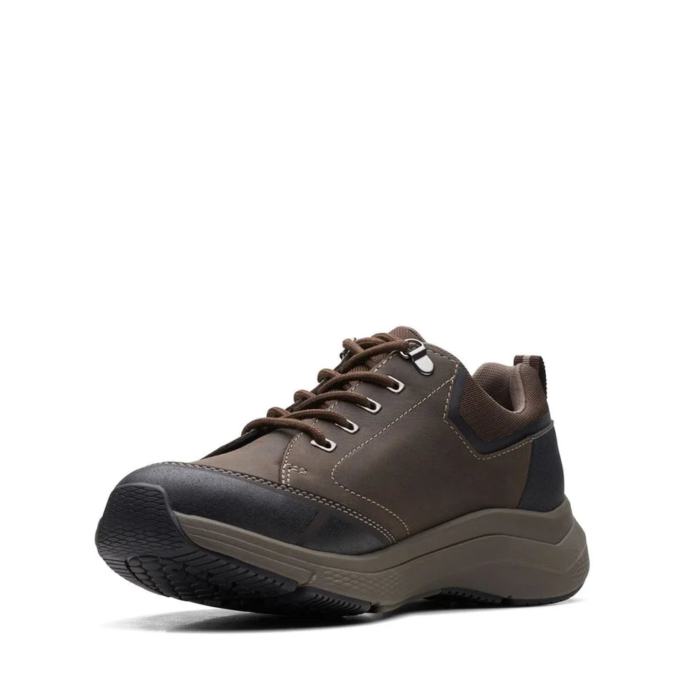 Clarks Men's Wave2 Vibe Dark Brown Leather
