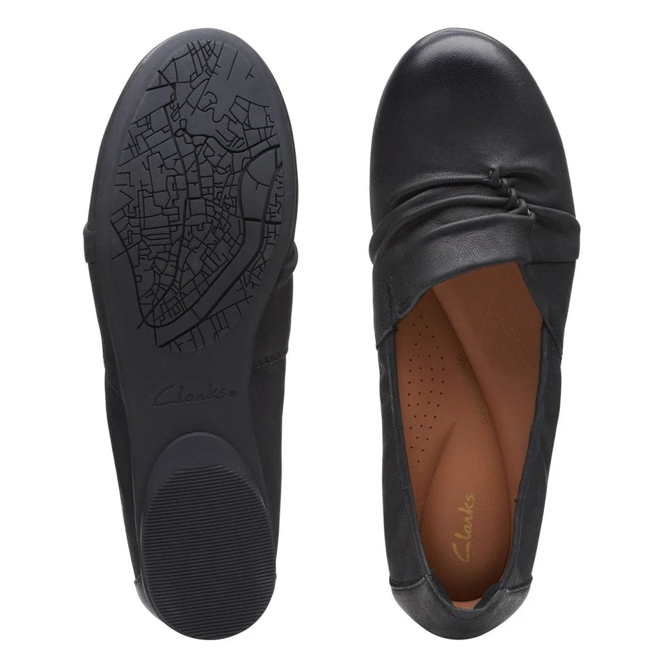 Clarks Women’s Rena Way Black Leather