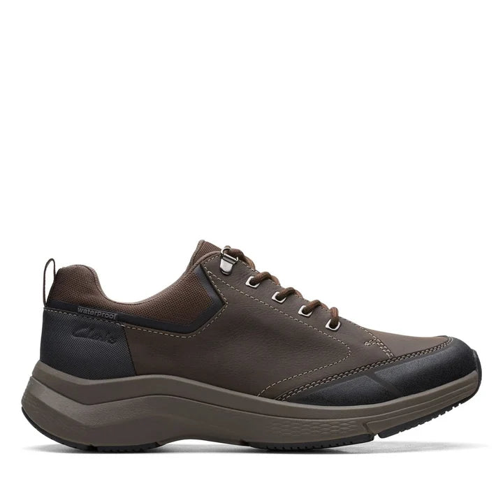 Clarks Men's Wave2 Vibe Dark Brown Leather