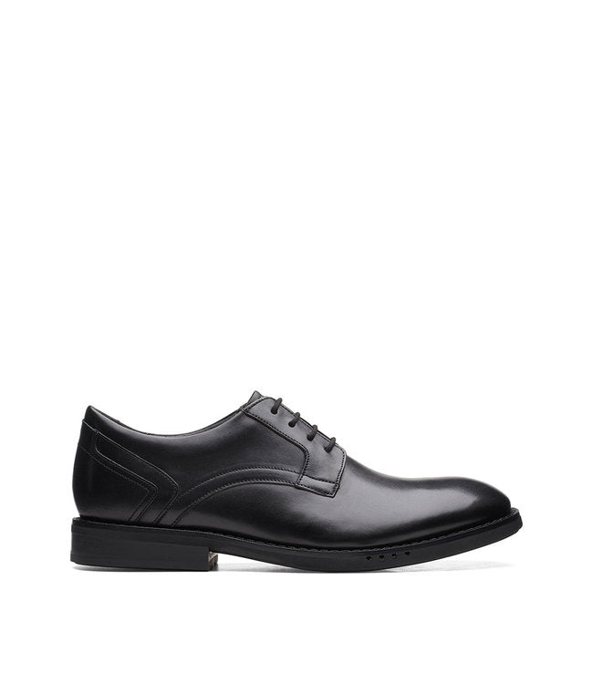Clarks Men's Un hugh Lace Black Leather