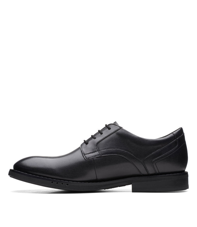 Clarks Men's Un hugh Lace Black Leather