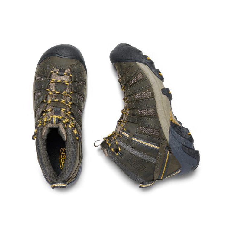 Keen Men's Voyageur Mid Raven/Tawny olive