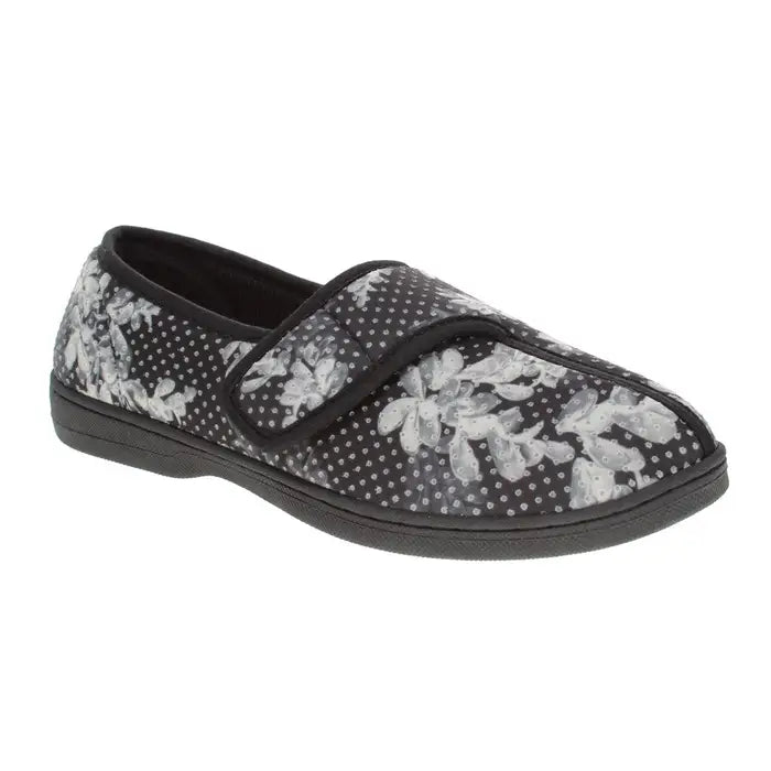 Foam Treads Women’s Jewel 2 Black Flower Print