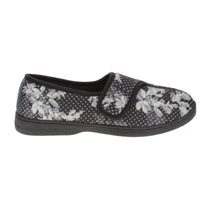 Foam Treads Women’s Jewel 2 Black Flower Print