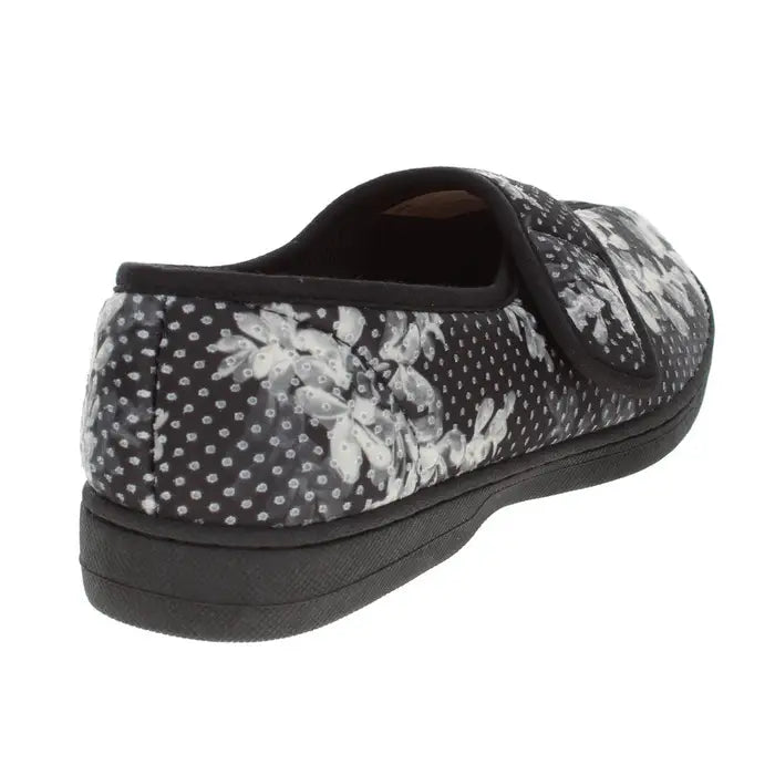 Foam Treads Women’s Jewel 2 Black Flower Print