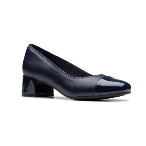 Clarks Women’s Irdessa May Navy Leather