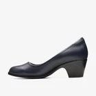 Clarks Women’s Emily2 Ruby Navy Leather
