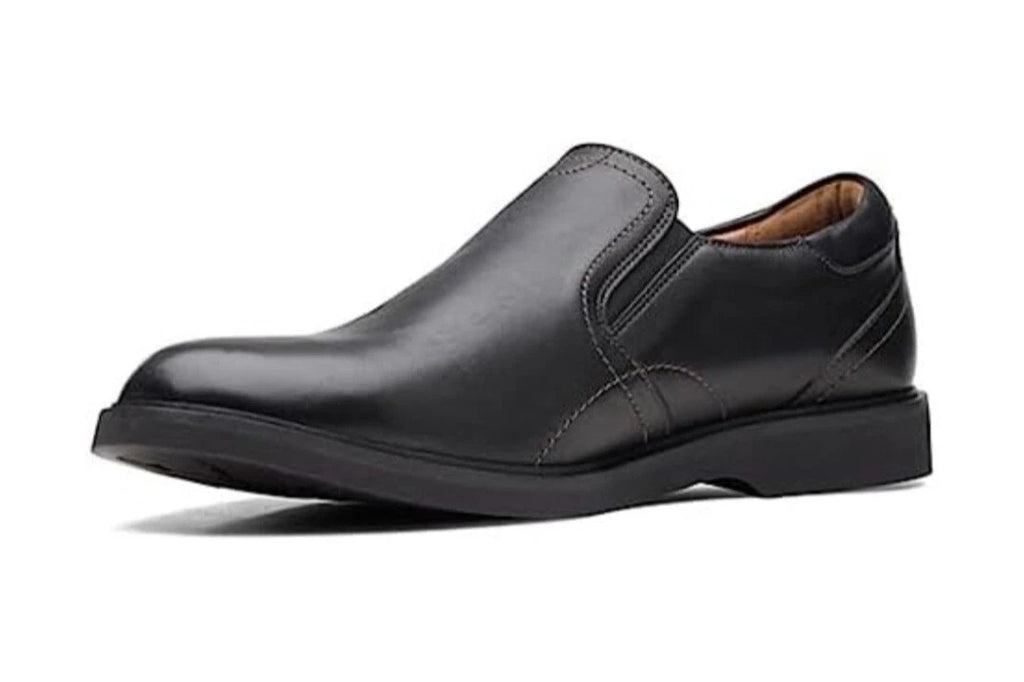 Clarks Men's Malwood Easy Black Leather